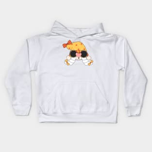 summer Retro vintage Groovy Gnome with cute funny and cheerful character that is going to have the smiles on your face. Kids Hoodie